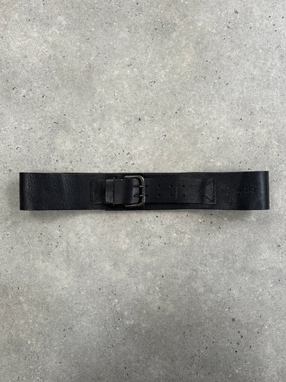 Cop Copine 1990s Chunky Leather Belt - W32-36