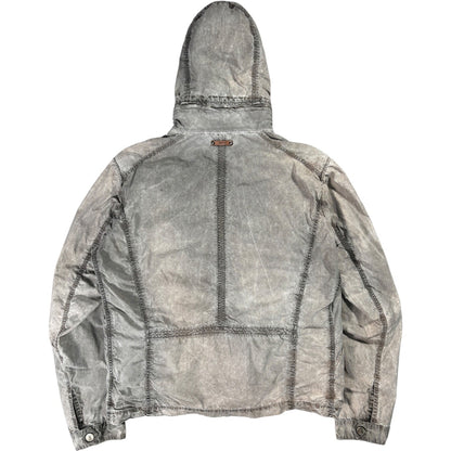 Marlboro Classics 00’s Stone Grey Multipocket Jacket XL | XL, Grey