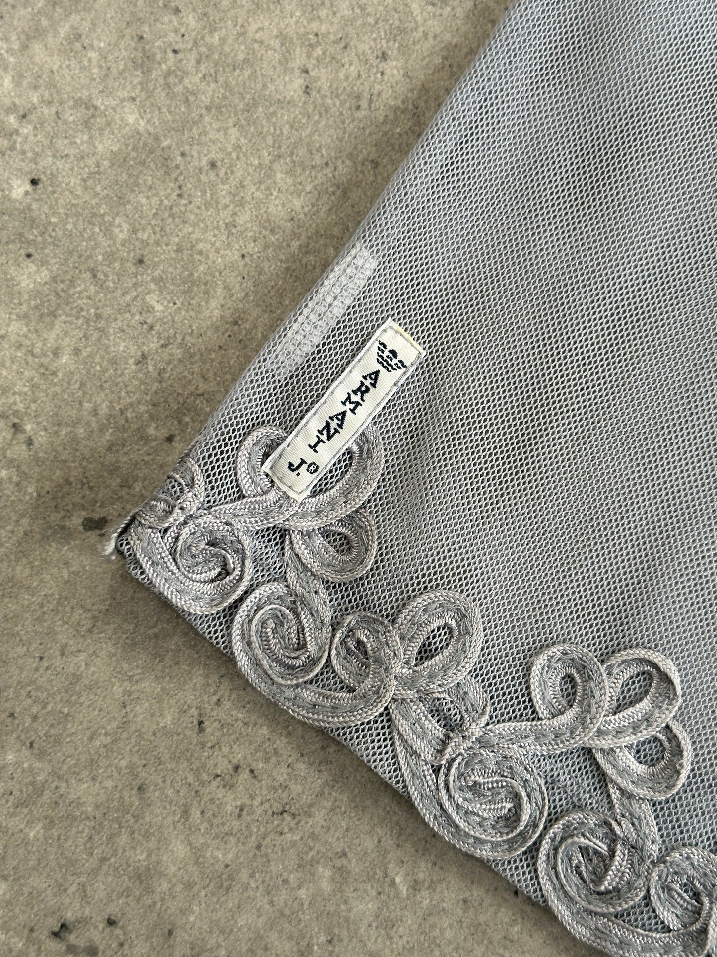 Armani Jeans 1990s Sheer Appliqué Vest Top - S/M