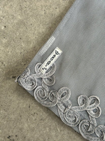 Armani Jeans 1990s Sheer Appliqué Vest Top - S/M