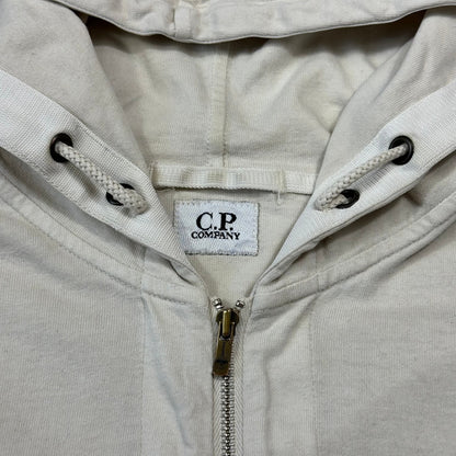CP Company 2010 Multipocket Zip-up Cotton Logo Hoodie - M