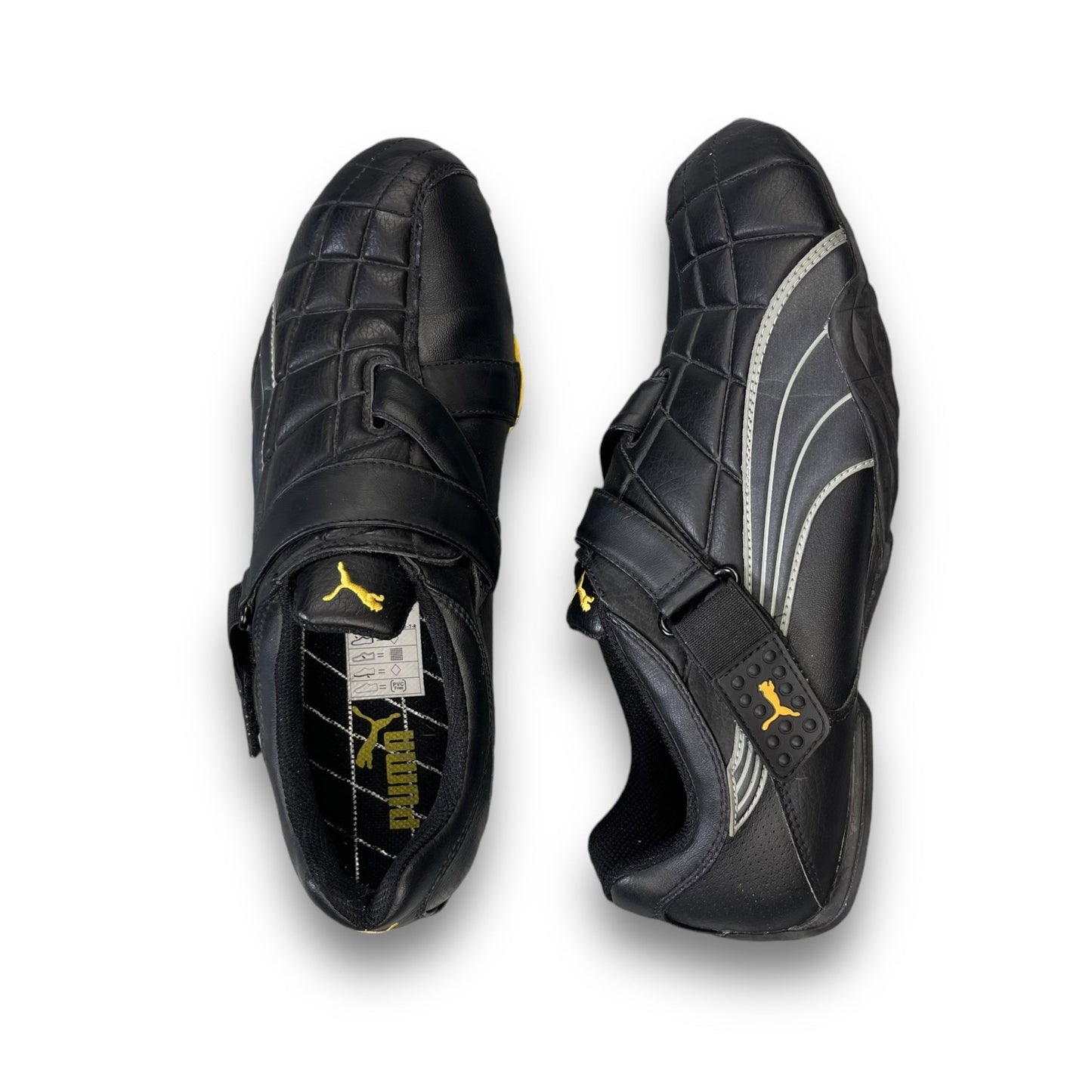 2003 Puma Kekomi Black/Yellow (UK9.5) | Default Title, Black