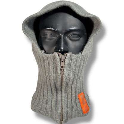 Calvin Klein Khakis Zipped Balaclava Hood | O/S, Khaki