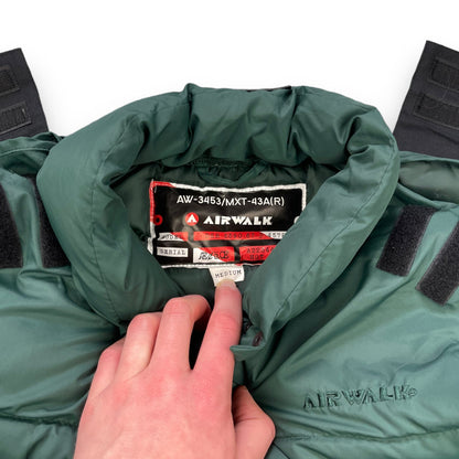 2000's Airwalk Ballistic Puffer Vest (M) | Default Title, Green