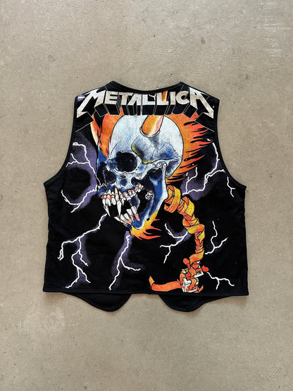 1990's Metalica Waistcoat - XL | Default Title, Red