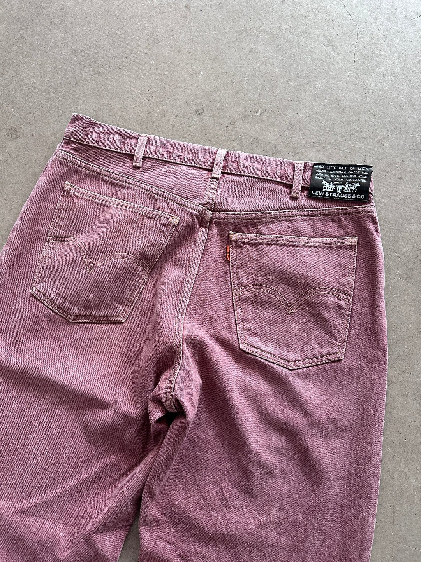 1990's Levi's 412 Orange Tab Jeans - 34 x 30 | Default Title, Multicoloured