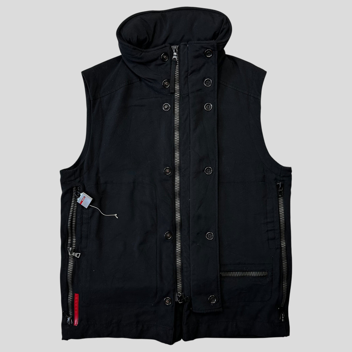 Prada Sport AW01 Modular Multipocket Ski Vest - IT50 (L/XL) | Large, Black
