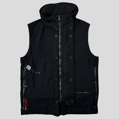 Prada Sport AW01 Modular Multipocket Ski Vest - IT50 (L/XL) | Large, Black