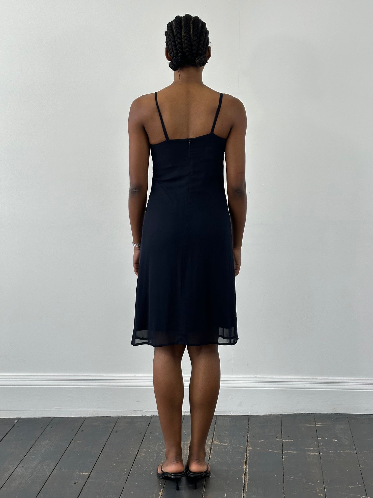 Gianni Versace Verus 1990s Sheer Slip Dress - S