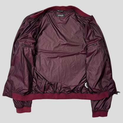 D&G 00’s Dolce & Gabbana Iridescent Nylon Bomber Jacket - IT50 (M) | Default Title, Burgundy