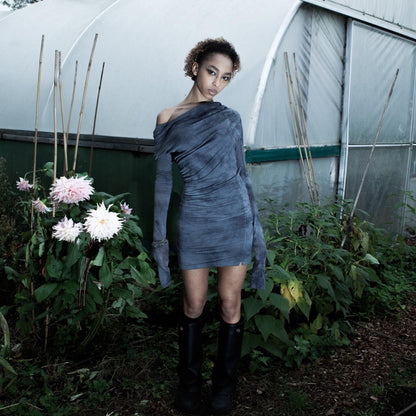 DIESEL SLOUCH DRESS | O/S, Sage