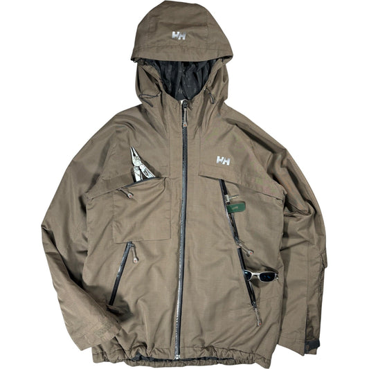 Helly Hansen 00’s TechXP Multipocket Jacket L | Large, Brown