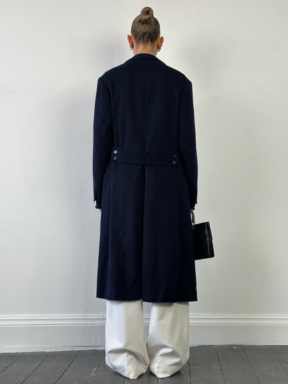 Vintage Wool Double Breasted Floor Length Coat - S/M