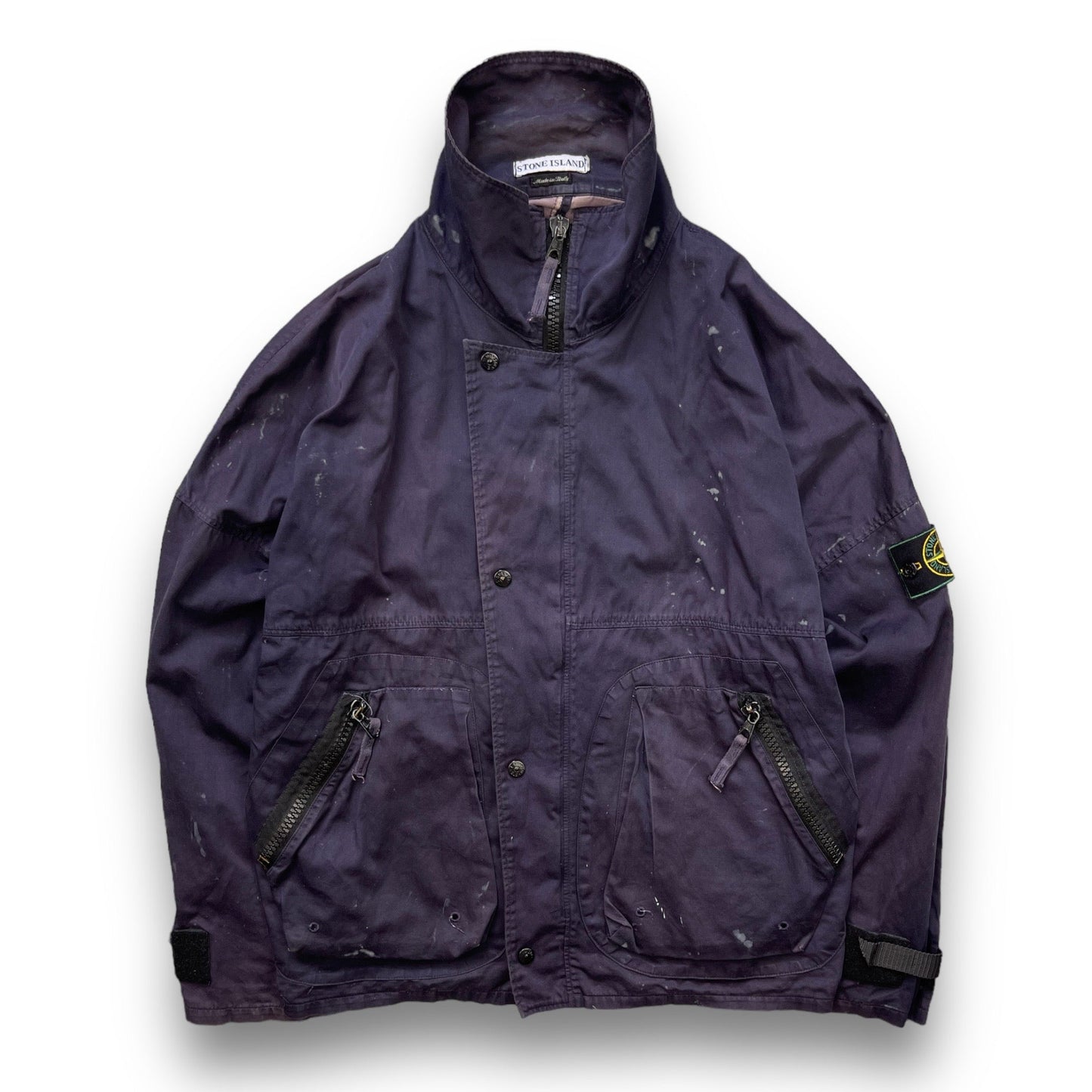 SS1996 Stone Island Raso Gommato Jacket (M) | Default Title, Blue