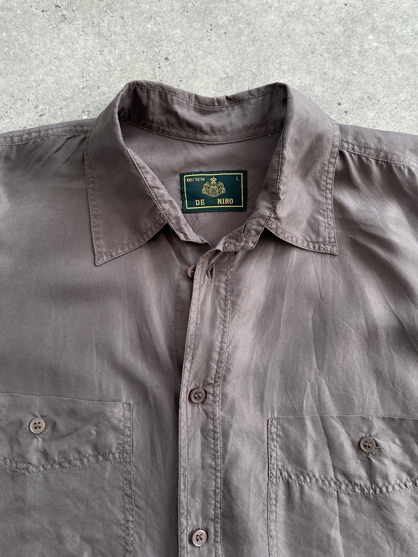 Vintage Pure Silk Shirt - XL