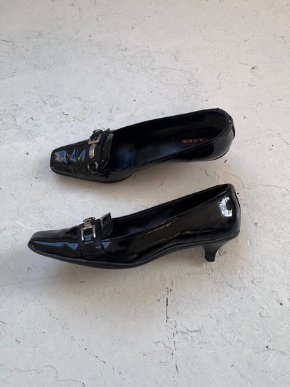 Fw2005 prada sport heels | BLACK, Black