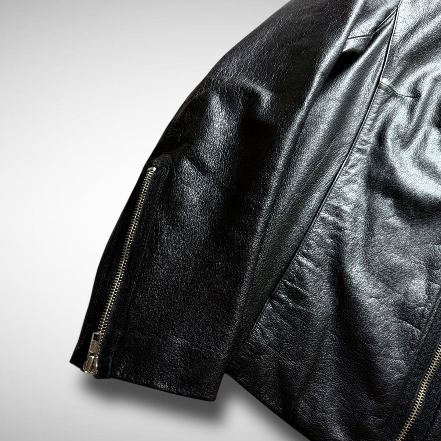 DKNY Leather WMNS Biker Jacket (1990s)