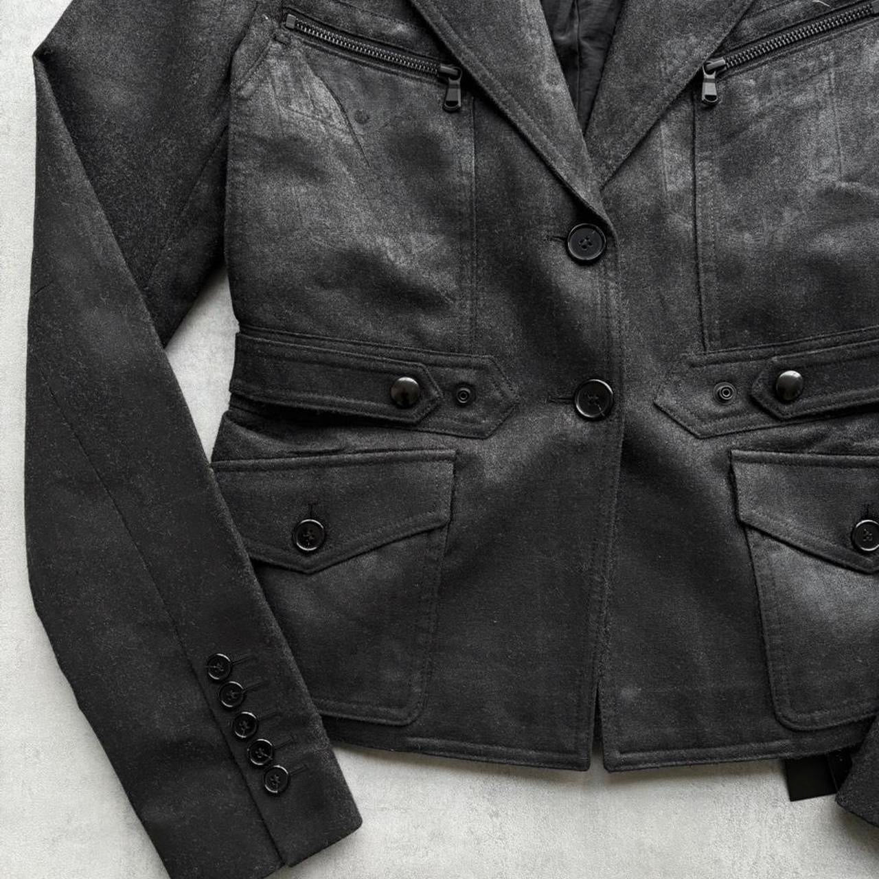 DIESEL BLACK GOLD FW13 MILITARY  BLAZER | O/S, Black