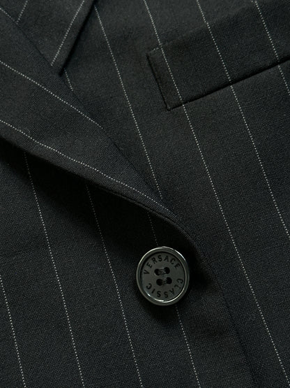 Versace Classic Stripe Pure Wool Single Breasted Suit 44R/W32