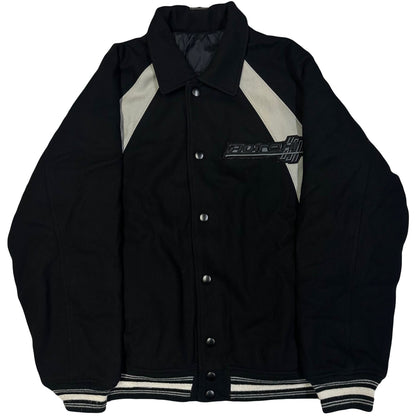 Avirex Reversible Wool & Nylon Jacket In Black ( L )