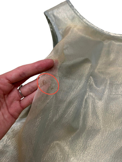 Vivienne Westwood F/W 2012 Queen’s Jubilee Capsule Collection Gold Label lamé organza gown