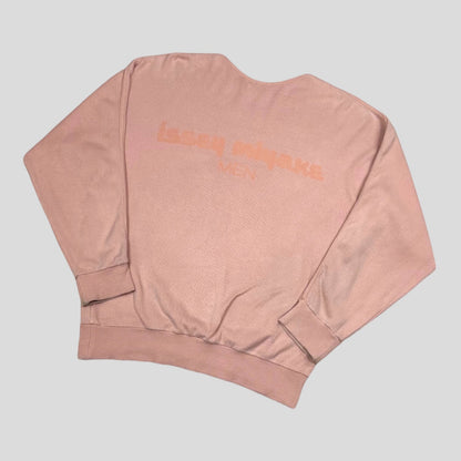 Issey Miyake Men 1989 Ribbed Logo Knit - M | Pink