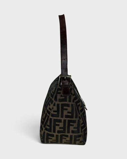 90s Fendi Zucca Mamma Baguette Shoulder Bag | O/S, Multicoloured
