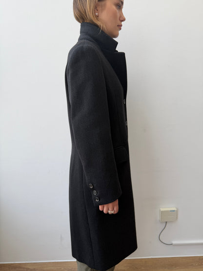 Prada 90s Wool Overcoat | 40, Red