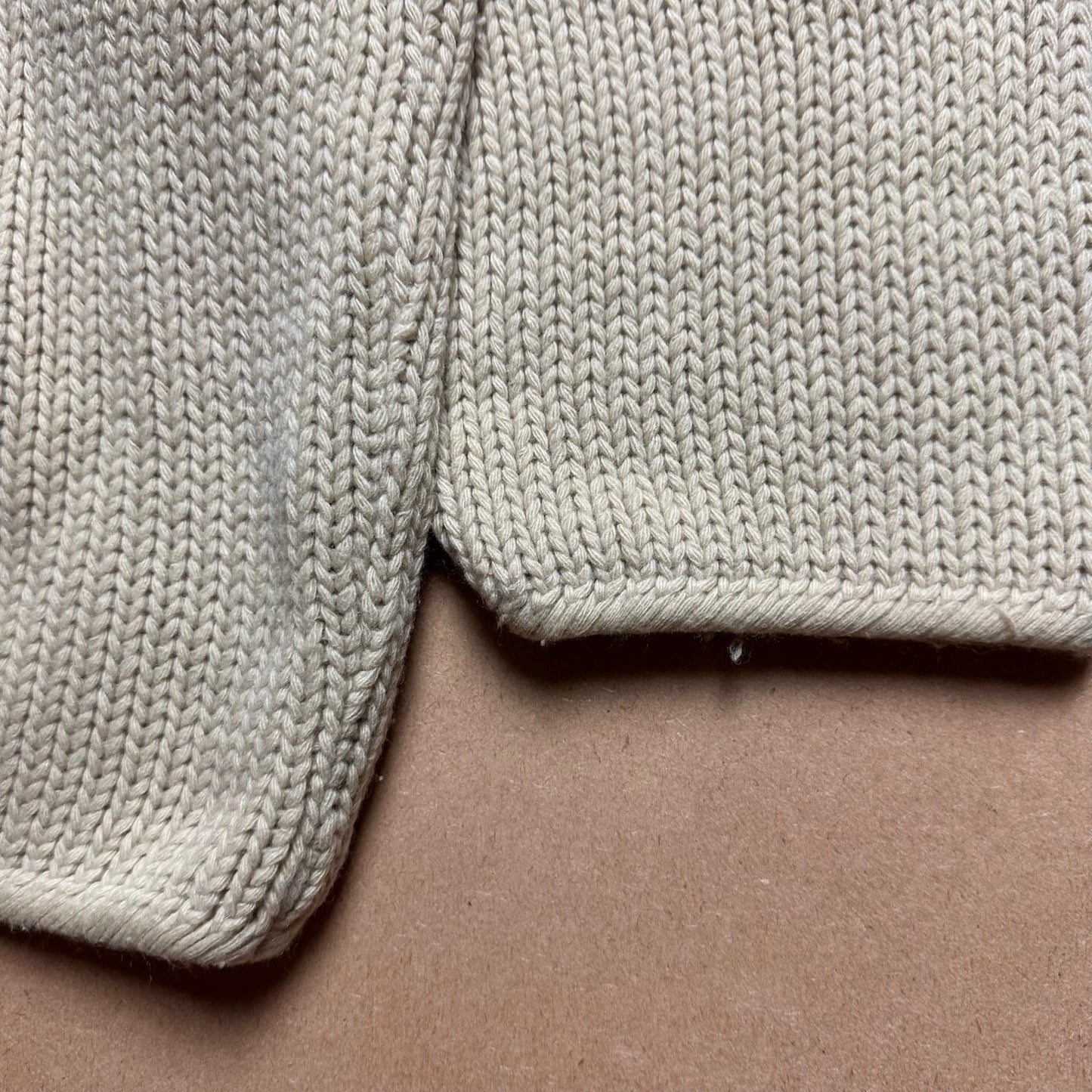 A/W1987 Oatmeal Wool Knit