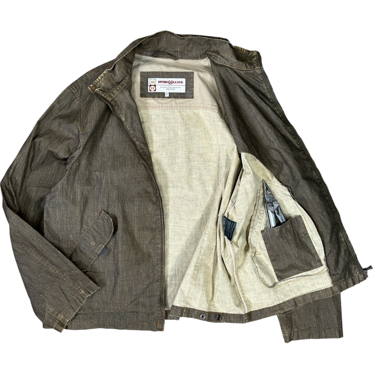 Henri Lloyd 00’s Linen Waxed Jacket XL | XL, Multicoloured