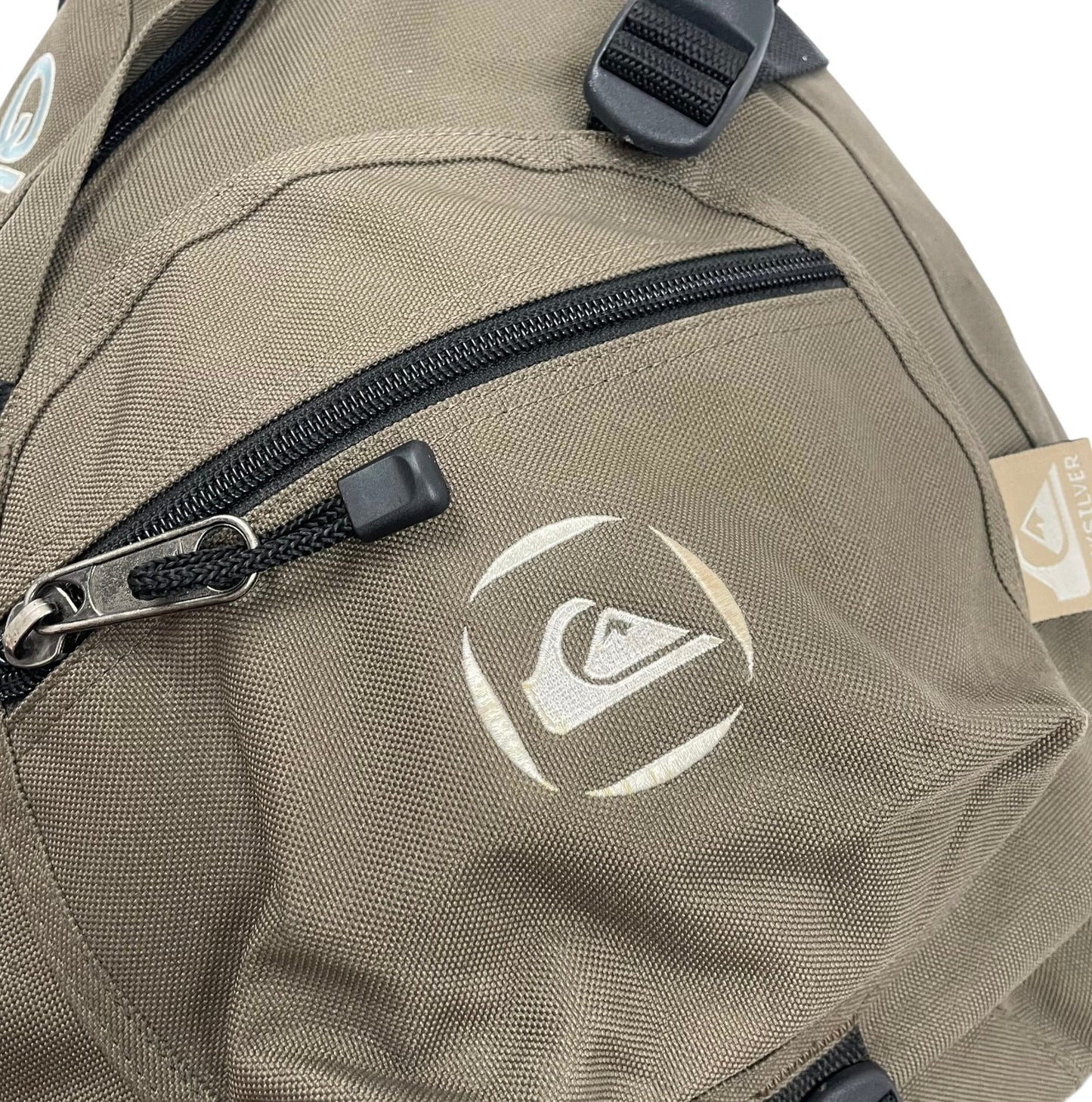 Vintage Quiksilver Tri Harness Bag | O/S, Silver