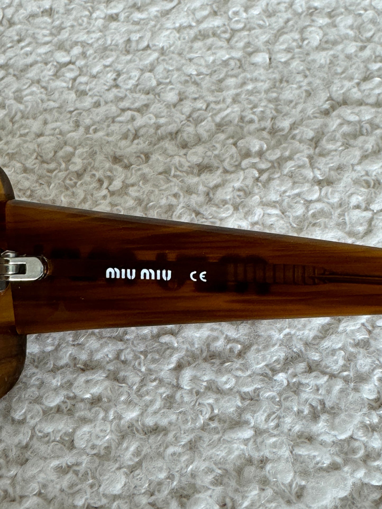 2000s Miu Miu Diamanté Square Brown Tortoise Sunglasses | O/S, Brown