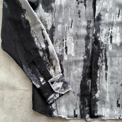 VINTAGE PAINT SHIRT | O/S, Black and Grey