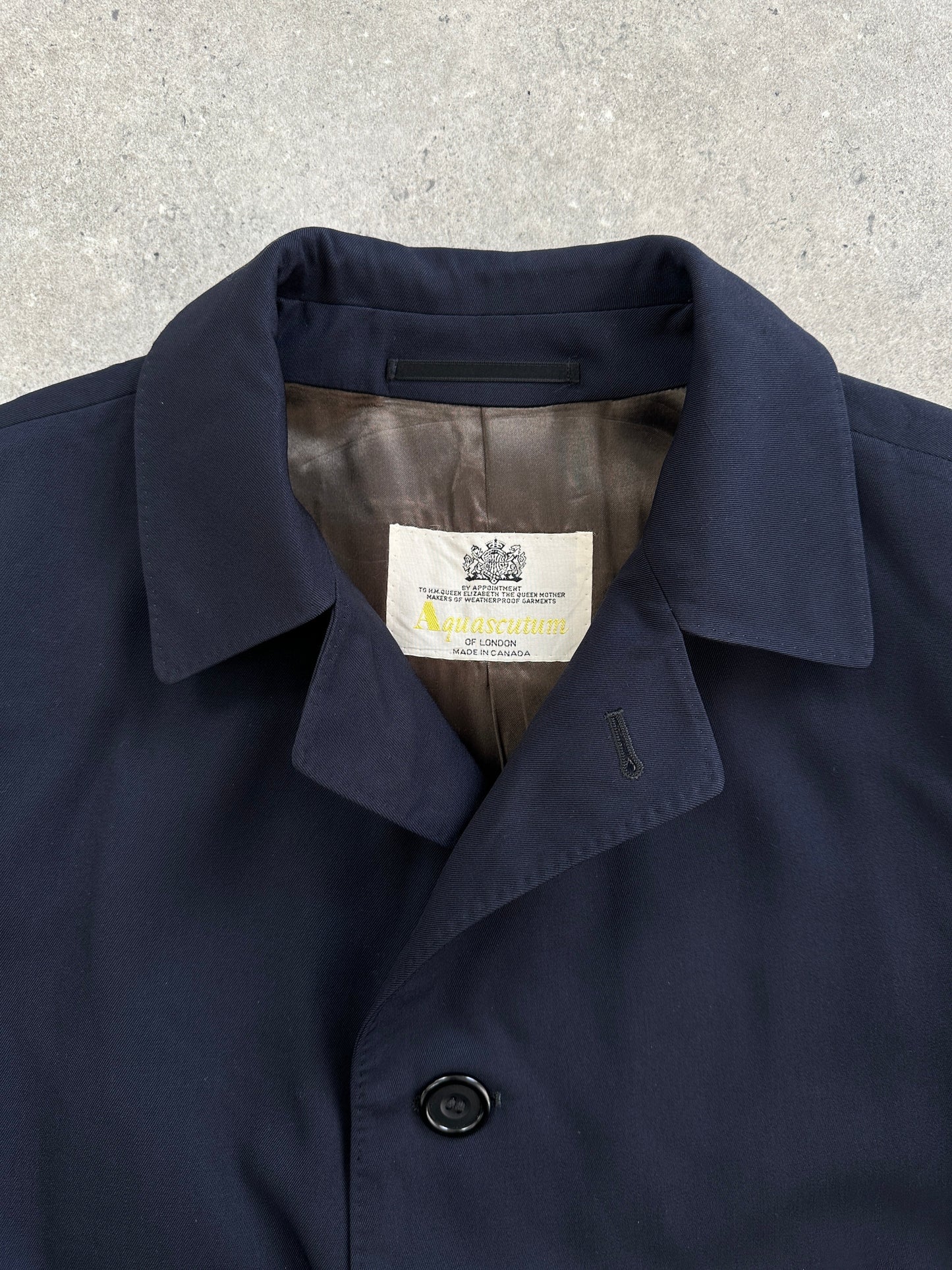 Aquascutum 1990s Pure Wool Trench Coat - XL