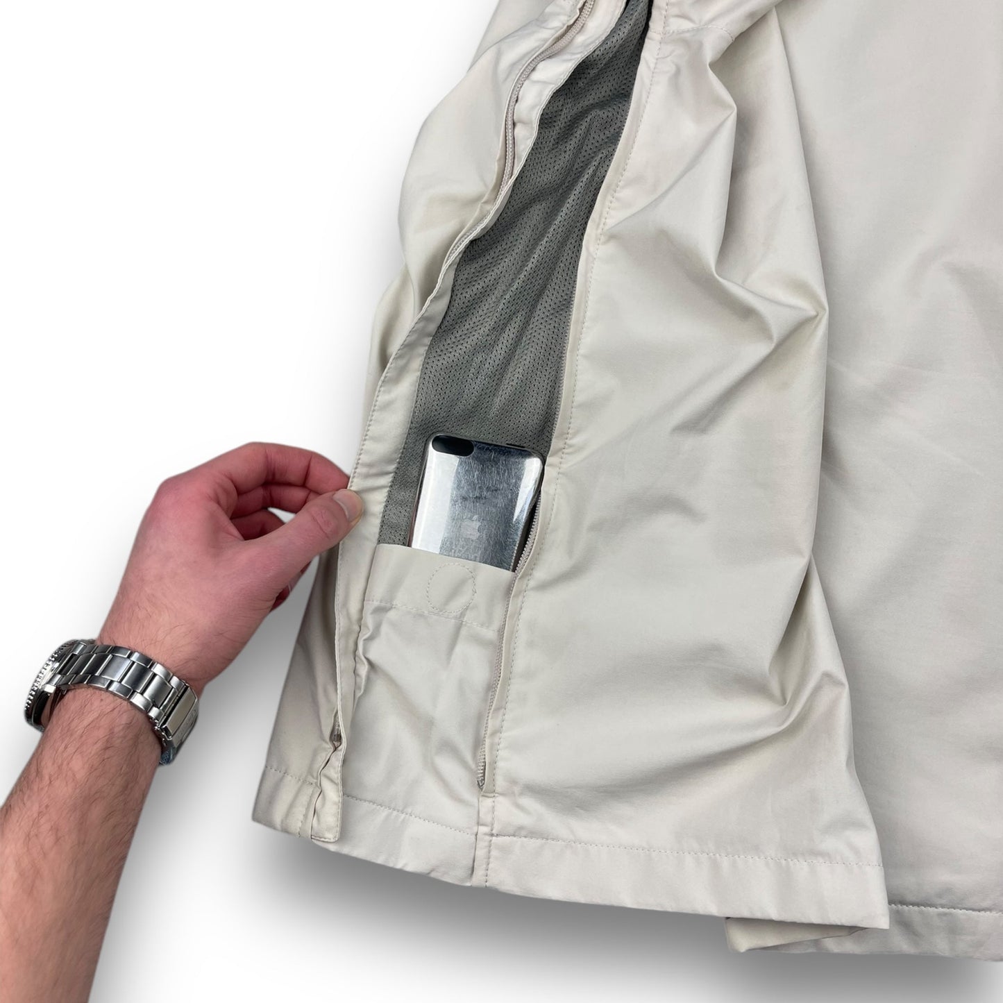 2000’s Prada GoreTex Harrington Jacket (L) | Default Title, Cream