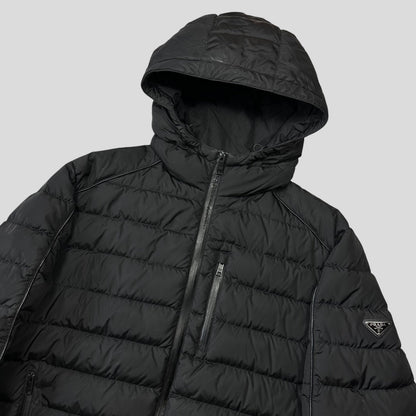 Prada 2018 Laminated Nylon Duck Down Puffer - IT52 (L) | Default Title, Black