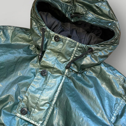 Stone Island 2022 Forest Green Microfelt Primaloft 82/22 40th Anniversary Jacket L