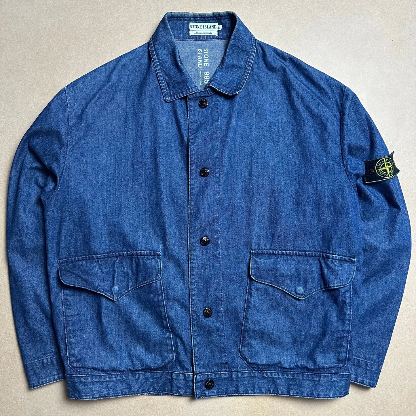 S/S 1995 Blue Selvedge Denim Blouson Work Jacket