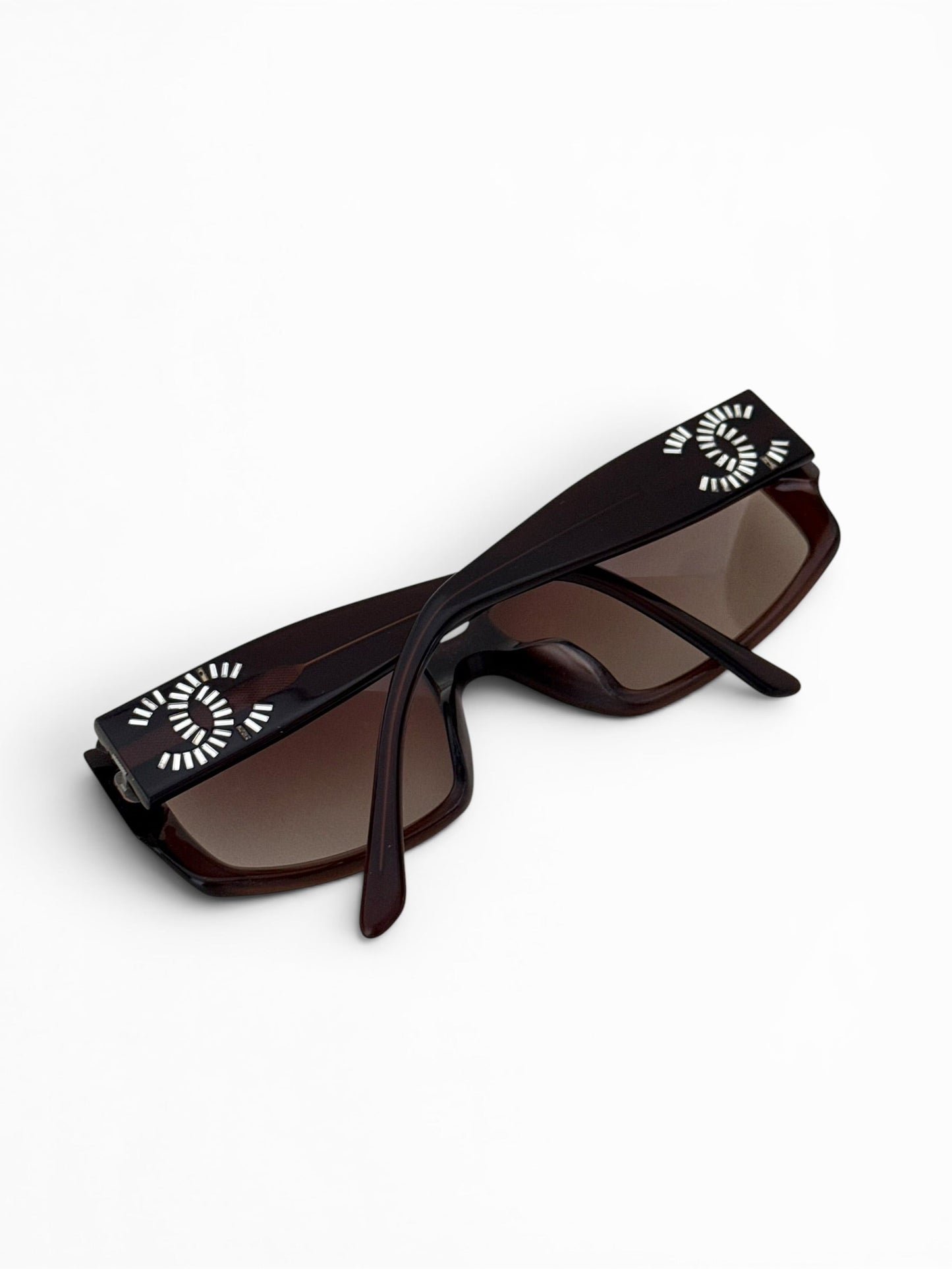 2000s Chanel CC Sunglasses | O/S, Brown