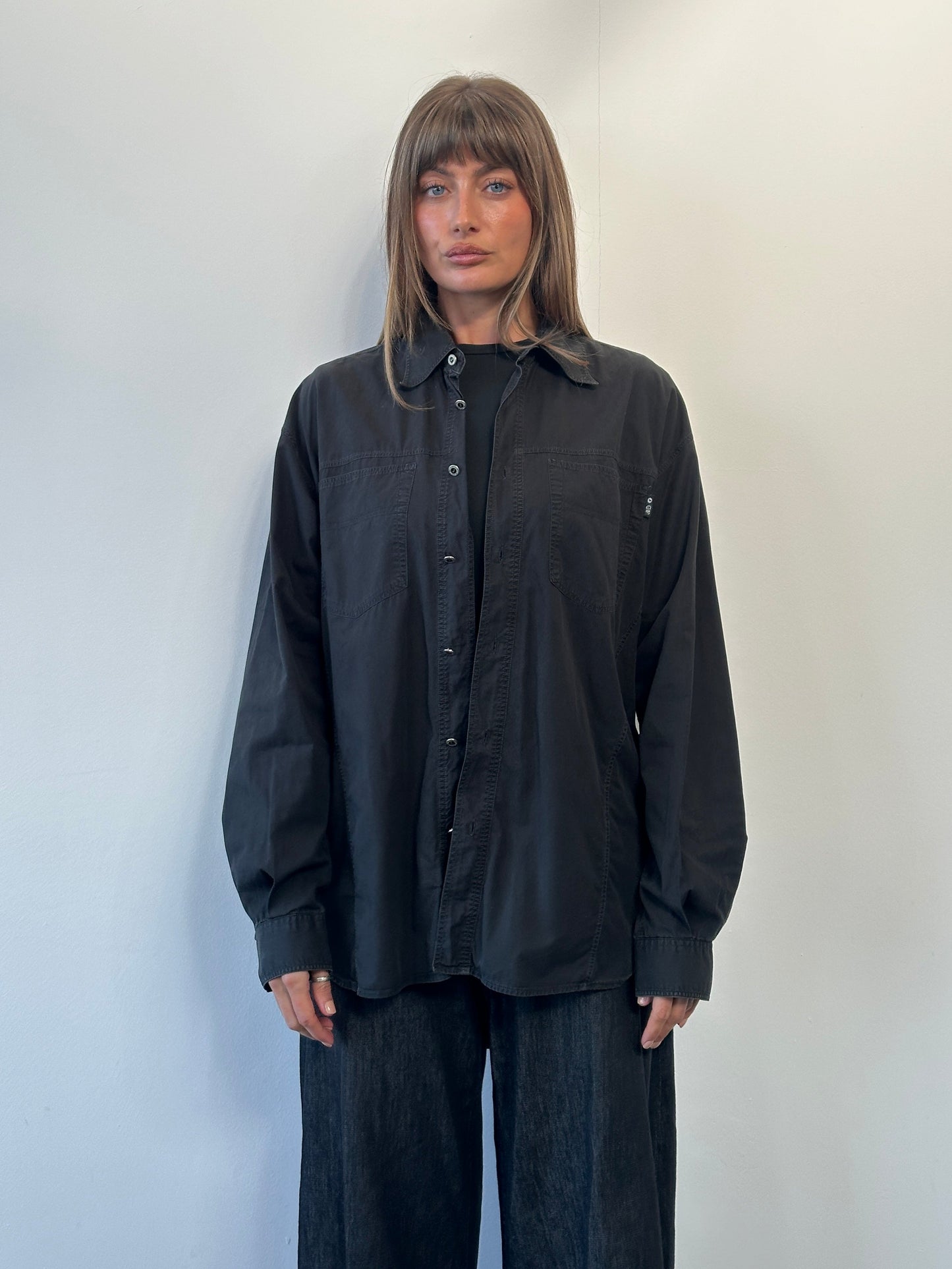 Gianfranco Ferre 2000s Bespoke Button Pure Cotton Shirt - XL