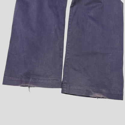 Stone Island AW04 Heavy Cotton Spellout Carpenter Trousers - 36-40 - Known Source