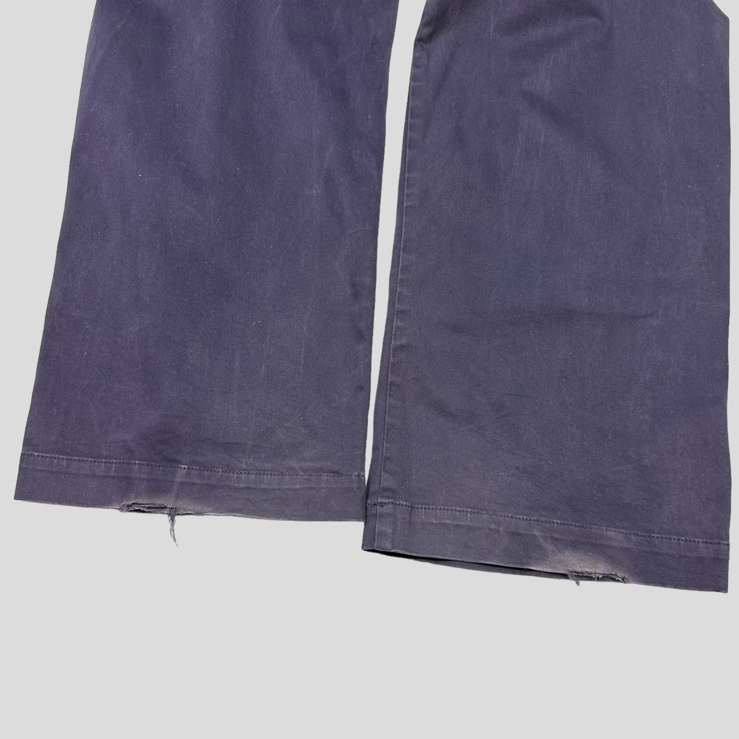 Stone Island AW04 Heavy Cotton Spellout Carpenter Trousers - 36-40 | Default Title, Blue