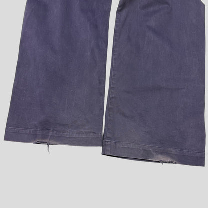 Stone Island AW04 Heavy Cotton Spellout Carpenter Trousers - 36-40 | Default Title, Blue