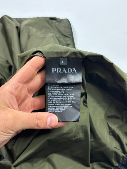 Prada Milano 2017 Rubber Logo Laminated K-way Windbreaker - L | Default Title, Multicoloured