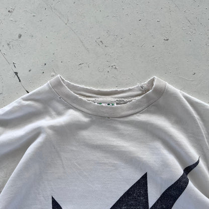 2000s thrashed bape tee | White, White