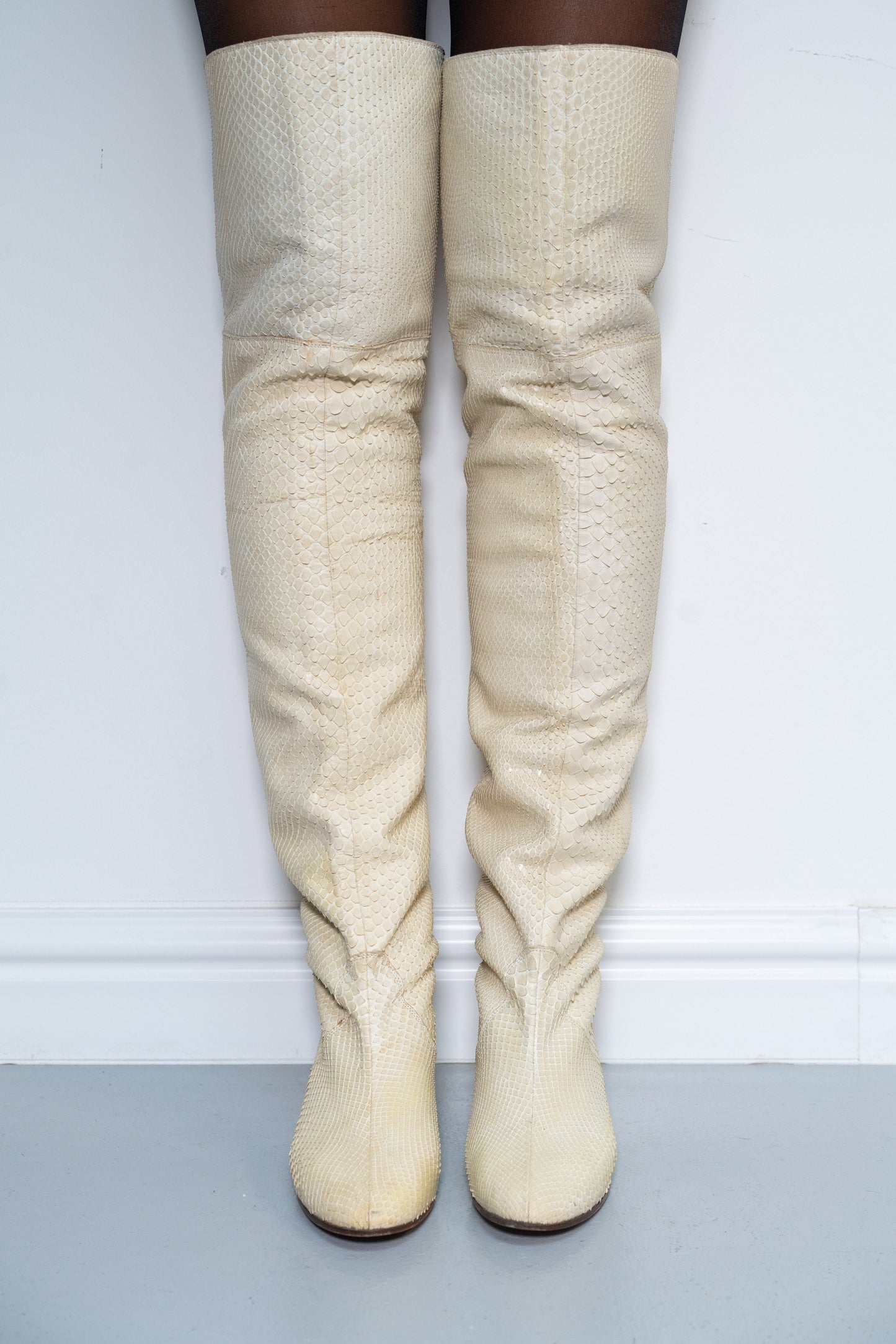 CHLOE SNAKESKIN BOOTS (EU 36) | DEFAULT TITLE, Yellow