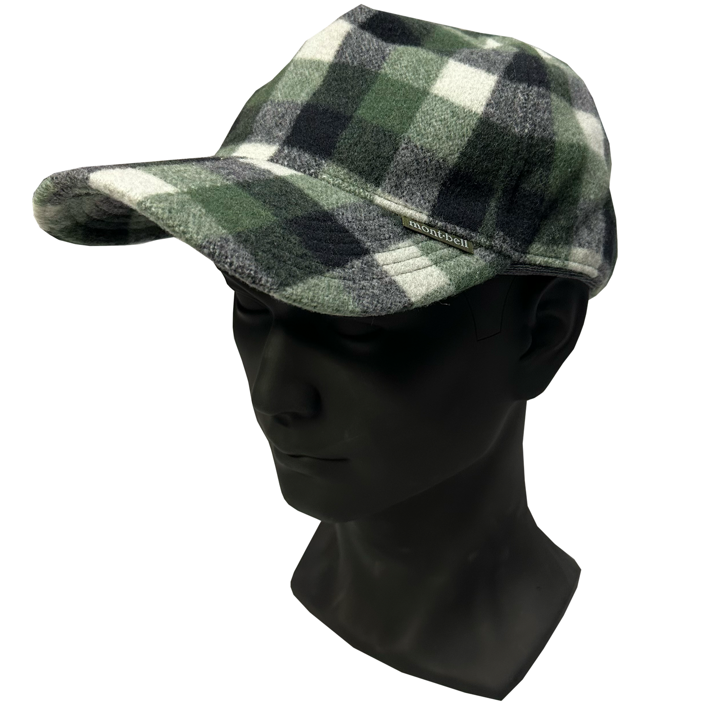 Montbell Wool Check Cap In Green ( M/L )