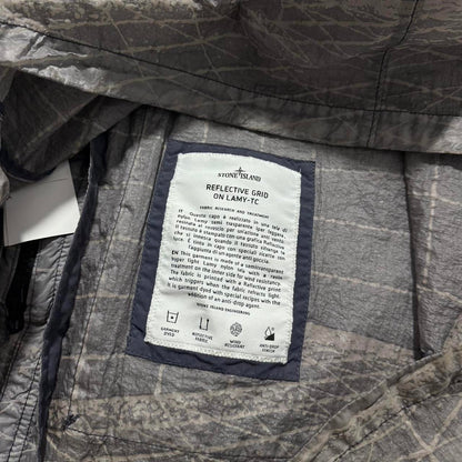 Stone Island Reflective Grid Lamy-TC Jacket | Medium, Grey