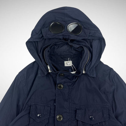 CP Company Chrome Nylon Dyed Goggle Jacket (2010s) - Known Source