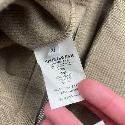 FW2006 Stone Island Denims Knitted Jacket (XL) | Default Title, Beige